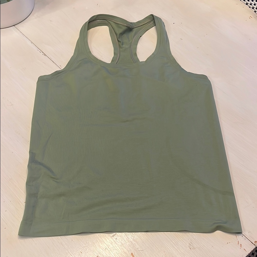 Swiftly Tech Racerback Tank Top 2.0 Hip Length Lululemon Athletica Green